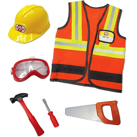 Construction Worker Set - Size 5-6 - Best for Ages 5 to 6 - US 3115