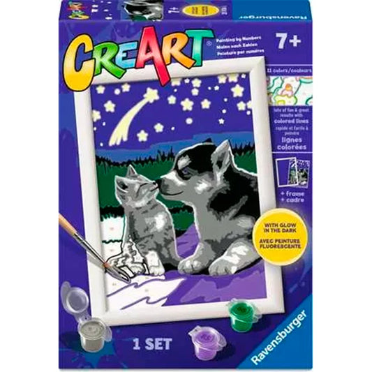 CreArt Moonlight Friends Glow - 5x7 - Best for Ages 7 to 12 - US 5945
