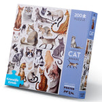 200-Piece Puzzle - Cat Breeds - Best Puzzles for Ages 8 to 12 - US 4797
