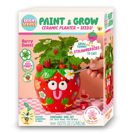 Paint &amp; Grow - Strawberry - Best Arts &amp; Crafts for Ages 8 to 12 - US 9481