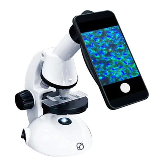 Thames &amp; Kosmos Microscope with Smartphone Adapter - US 7991