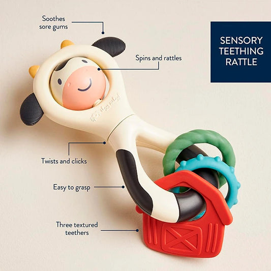 Itzy Spinner Cow - Best Baby Toys &amp; Gifts for Babies - Fat Brain Toys - US 3142