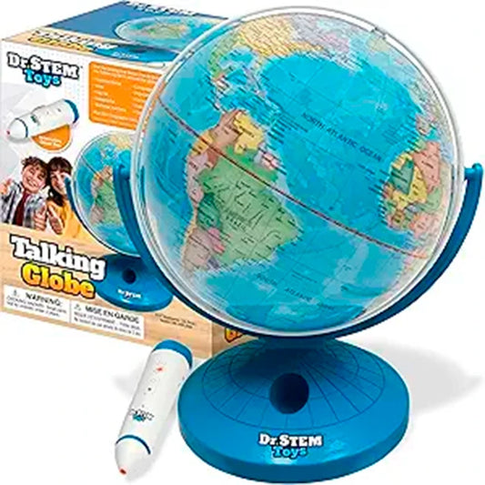Dr. STEM Toys Talking Globe - Best for Ages 6 to 10 - US 5123