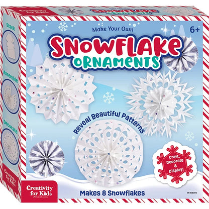 Make Your Own Snowflake Ornaments - Best for Ages 6 to 12 - US 2635