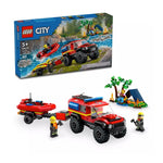 LEGO City Fire - 4x4 Fire Truck with Rescue Boat - US 0605