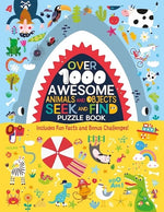 Over 1000 Awesome Animals and Objects Seek and Find Puzzle Book - US 2482
