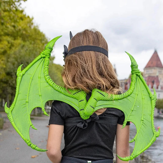 Dragon Wings - Green - Best for Ages 4 to 7 - US 0013