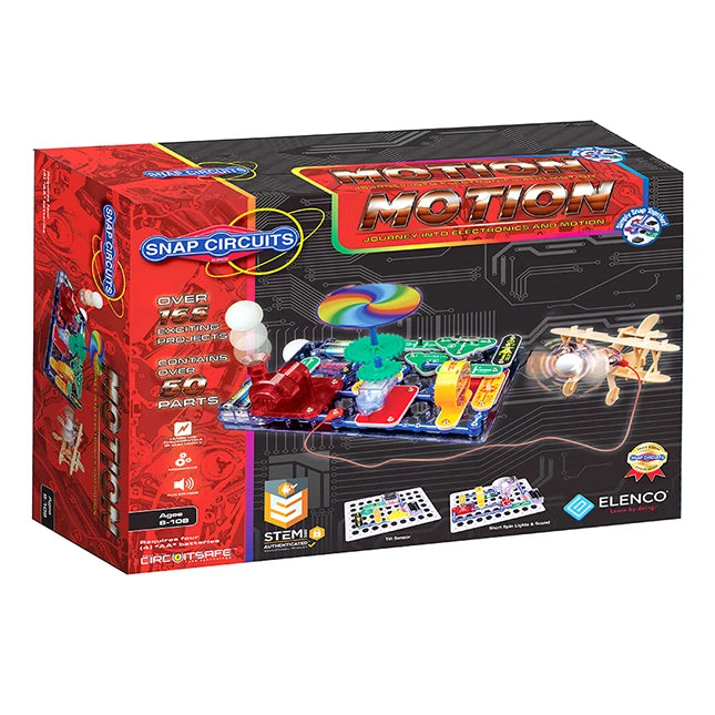 Snap Circuits Motion - Best Classic &amp; Retro Toys for Ages 8 to 9 - US 3786