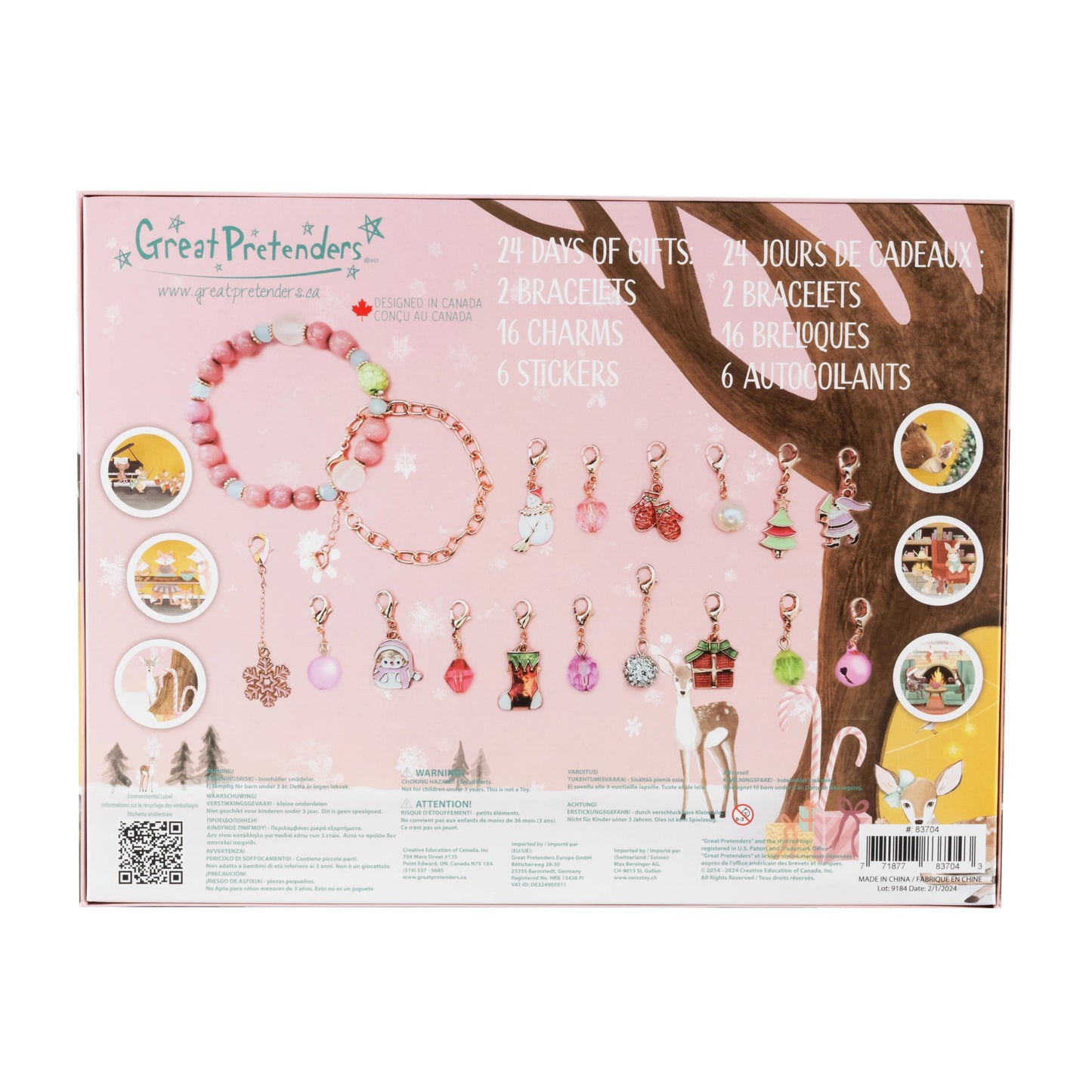 Build A Bracelet Jewelry Advent Calendar - Best for Ages 4 to 9 - US 3793