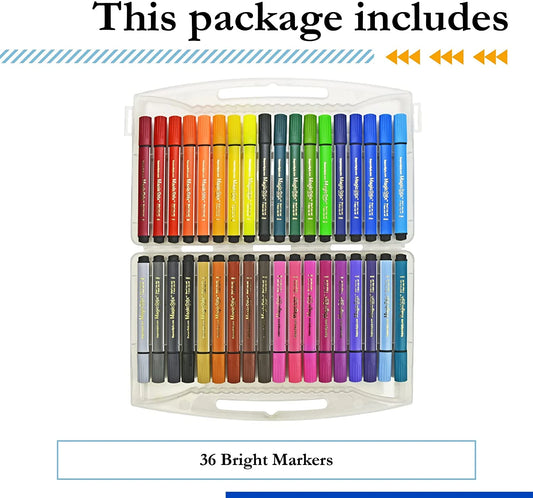Magic Tri Stix 36 Color - Cap Off For 7 Days - Best for Ages 4 to 9 - US 1511