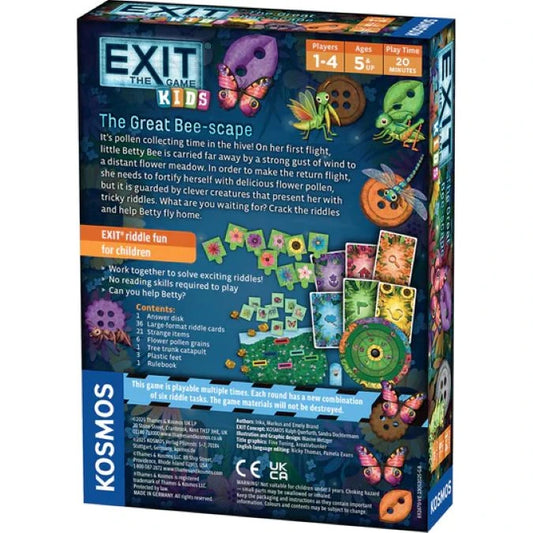 Exit The Game - Kids - Great Bee-scape - Best for Ages 5 to 9 - US 7585