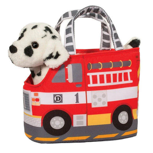 Fire Truck Pet Sak with Dalmatian - Best Plush for Ages 2 to 8 - US 6459
