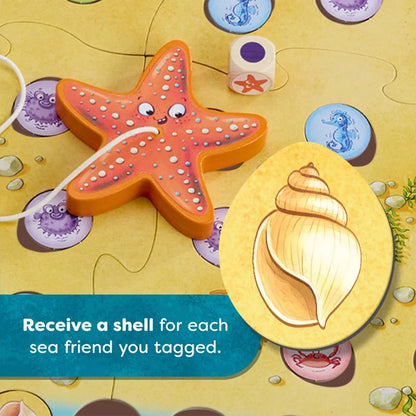 Sebastian Sea Star Game - Best Early Learning Toys for Ages 3 to 6 - US 3385