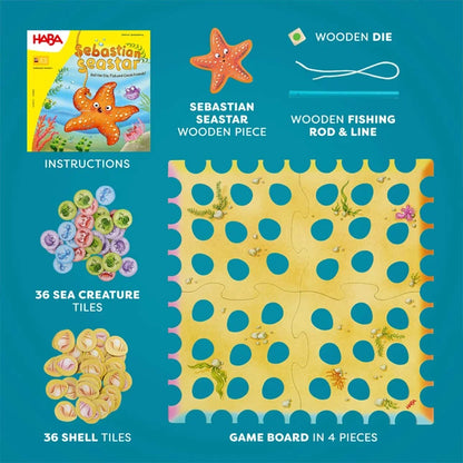 Sebastian Sea Star Game - Best Early Learning Toys for Ages 3 to 6 - US 3385
