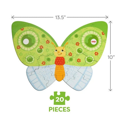 Butterfly 2-in-1 Wooden Puzzle - Best Puzzles for Ages 4 to 6 - US 0570
