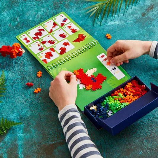 Plus-Plus Activity Pad - Dinosaurs - Best for Ages 5 to 10 - US 7453