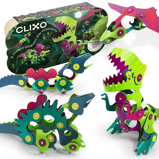 Clixo Dino Adventure Pack - Best for Ages 6 to 11 - US 1701