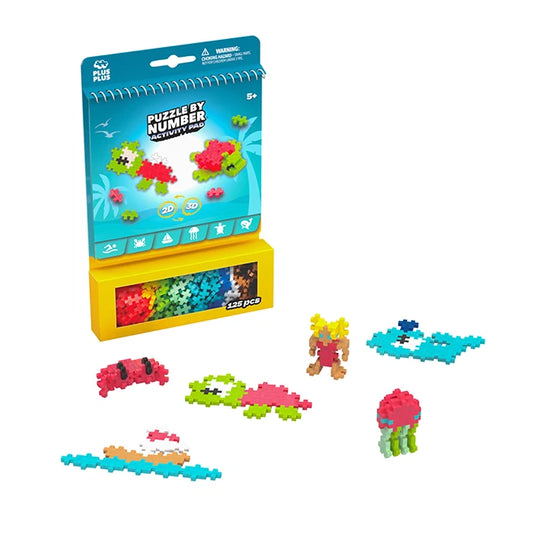 Plus-Plus Activity Pad - Ocean - Best Arts &amp; Crafts for Ages 5 to 10 - US 6558