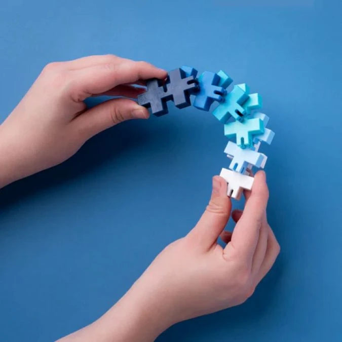 Plus-Plus HEXEL - Waterfall - Best Office &amp; Desk Toys for Ages 3 to 12 - US 5910