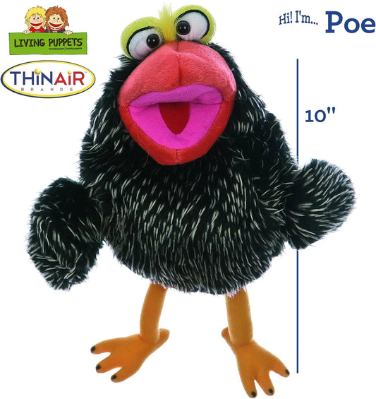 Living Puppets 10 inch - Poe - Best Plush for Ages 3 to 8 - US 6890