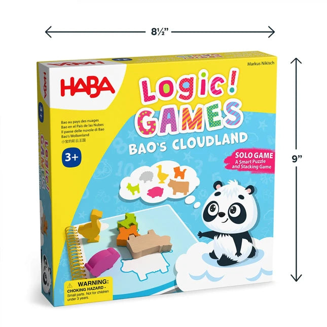 Logic Games - Baos Cloudland - Best Brainteasers for Ages 3 to 7 - US 7587
