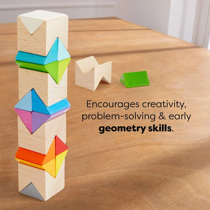 Colorful Triangles Building Blocks - Best Brainteasers for Ages 4 to 7 - US 3739