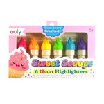 Sweet Scoops Strawberry Scented Neon Highlighters - US 2564