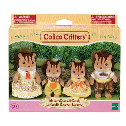 Calico Critters - Walnut Squirrel Family - Best for Ages 3 to 9 - US 6843