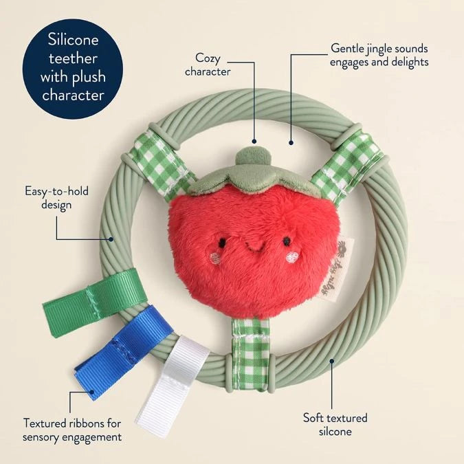 Itzy Ring Pal™ Tomato - Best Baby Toys &amp; Gifts for Babies - US 8541