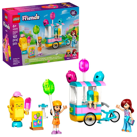 LEGO Friends - Ice Cream &amp; Balloon Stand - Best for Ages 6 to 11 - US 2906