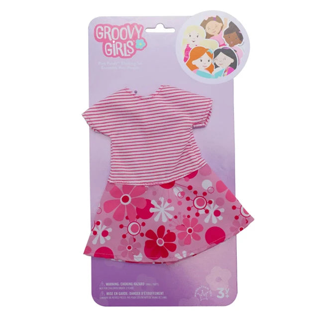 Groovy Girls Clothes - Pink Petals - Best for Ages 3 to 8 - US 7440