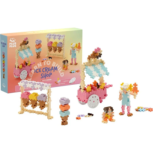 Plus-Plus Learn to Build - Ice Cream Shop - Best for Ages 5 to 10 - US 1474