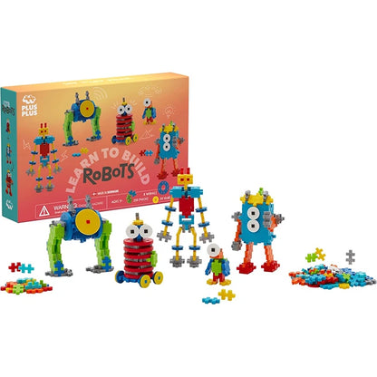 Plus-Plus Learn to Build - Robots - Best for Ages 5 to 10 - US 5932