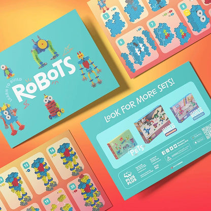 Plus-Plus Learn to Build - Robots - Best for Ages 5 to 10 - US 5932