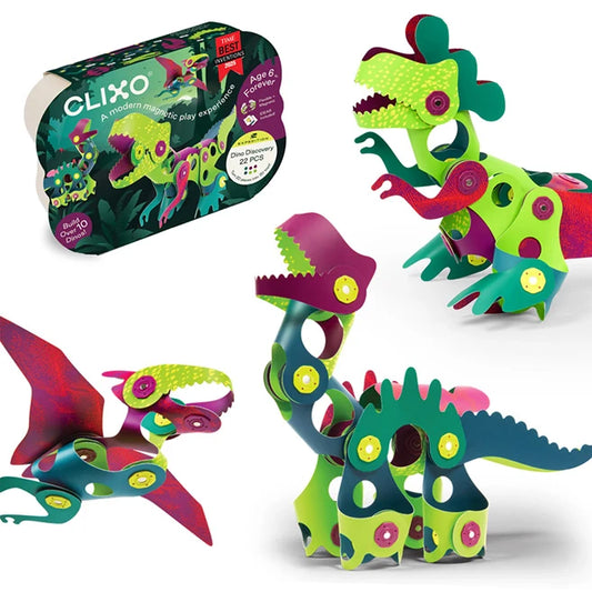 Clixo Dino Discovery Pack - Best for Ages 6 to 11 - US 5173