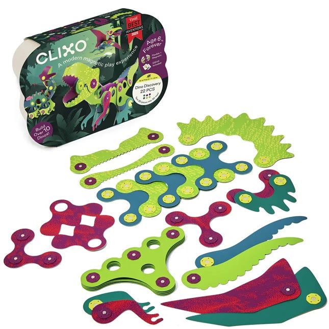 Clixo Dino Discovery Pack - Best for Ages 6 to 11 - US 5173