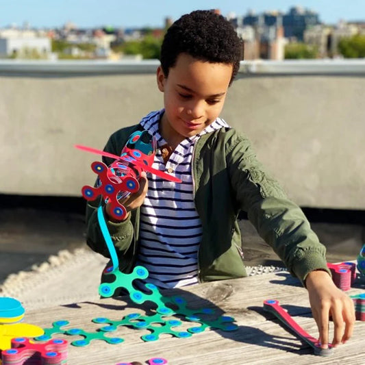 Clixo Rainbow Pack - Best Building &amp; Construction for Ages 6 to 11 - US 7431