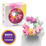 Plus-Plus HEXEL - Bubblegum - Best Mind &amp; Body for Ages 3 to 12 - US 2910