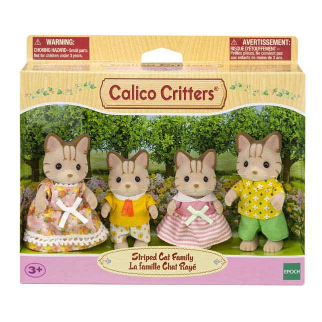 Calico Critters - Striped Cat Family - Best for Ages 3 to 9 - US 1948