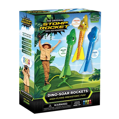 Stomp Rocket® Dino-Soar Rockets - Best Active Play for Ages 3 to 7 - US 9755