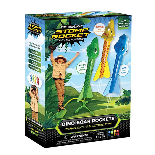 Stomp Rocket® Dino-Soar Rockets - Best Active Play for Ages 3 to 7 - US 9755