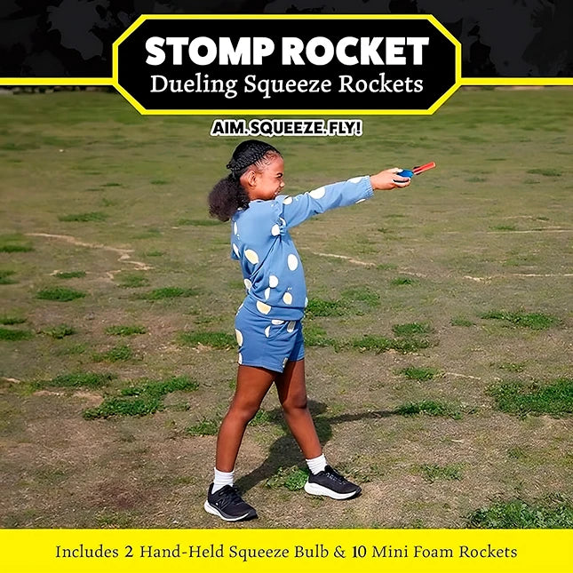 Stomp Rocket® Dueling Squeeze Rockets - Best for Ages 4 to 8 - US 1395