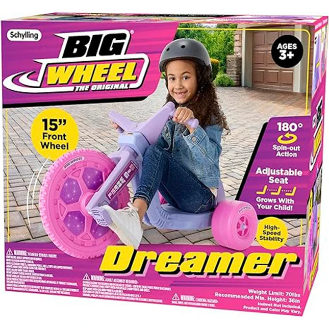 Big Wheel Dreamer - Best Active Play for Ages 3 to 6 - Fat Brain Toys - US 6516