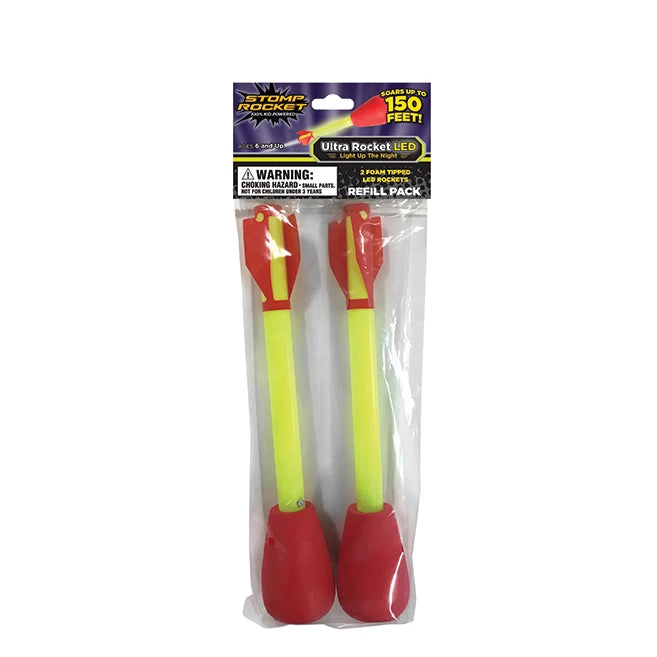 Ultra Stomp Rocket LED Refill - Best Active Play for Ages 8 to 10 - US 4621