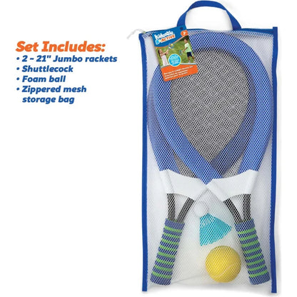 Kidoozie - Backyard Jumbo Racket Set - Best for Ages 3 to 9 - US 8803