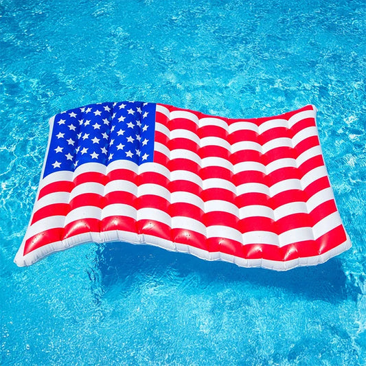 Giant Waving American Flag Pool Float - Best for Ages 8 to 12 - US 1275