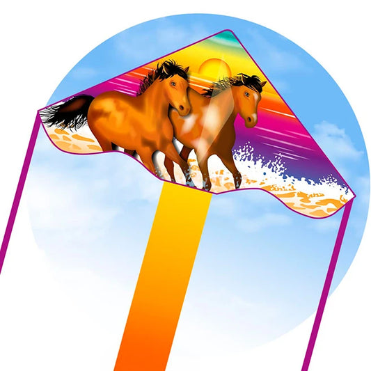 Simple Flyer Wild Horses Kite - 33 inch - Best for Ages 5 to 11 - US 0493