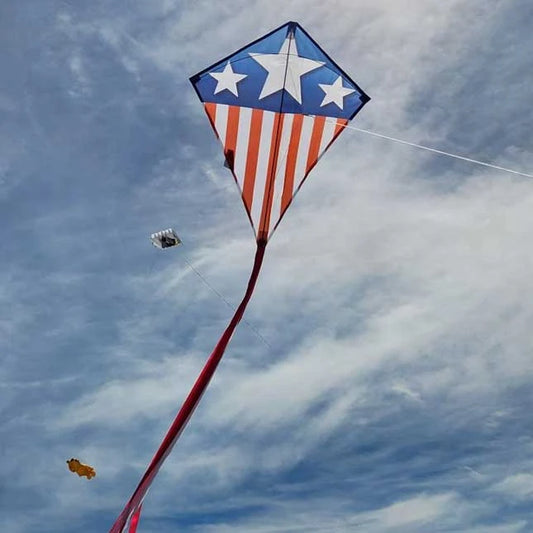 Eddy Stars &amp; Stripes Kite - 28 inch - Best for Ages 5 to 10 - US 7699