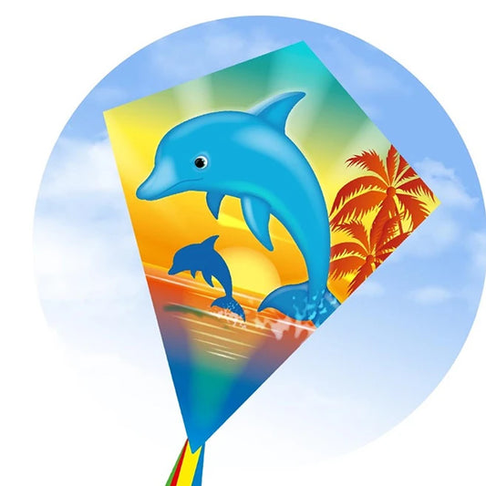 Eddy Dolphin Sunset Kite - 28 inch - Best Active Play for Ages 5 to 10 - US 4914