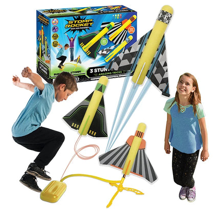 Stomp Rocket Stunt Planes - Best Active Play for Ages 5 to 6 - US 7551